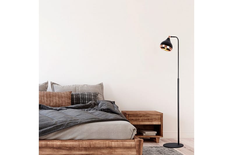 Golvlampa Soodx Svart / Koppar - Koppar/Svart - Belysning - Lampor & belysning inomhus - Golvlampa