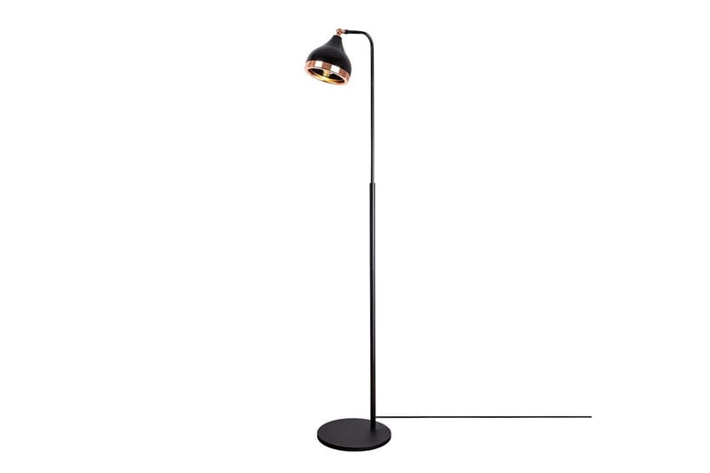 Golvlampa Soodx Svart / Koppar, Koppar/Svart