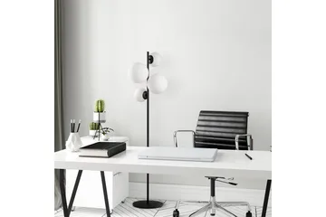 Golvlampa Subin Svart / Vit - Svart / Vit - Belysning - Lampor & belysning inomhus - Golvlampa