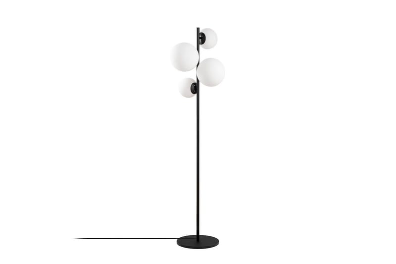 Golvlampa Subin Svart / Vit - Svart / Vit - Belysning - Lampor & belysning inomhus - Golvlampa