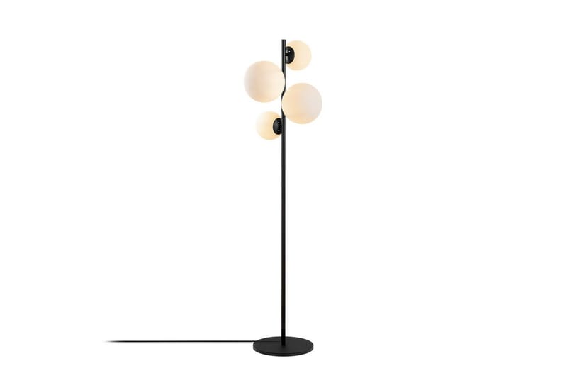 Golvlampa Subin Svart / Vit - Svart / Vit - Belysning - Lampor & belysning inomhus - Golvlampa