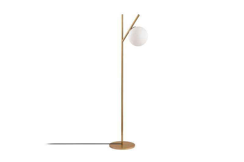 Golvlampa Thevon Gold - Guld - Belysning - Lampor & belysning inomhus - Golvlampa