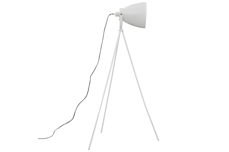 Trebent golvlampa metall vit E27 - Vit - Golvlampa - Hall lampa