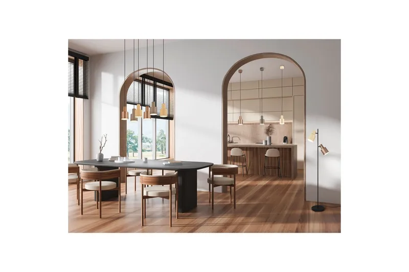 Golvlampa TRIO Agudo Mångfärgad - Mångfärgad - Belysning - Lampor & belysning inomhus - Golvlampa