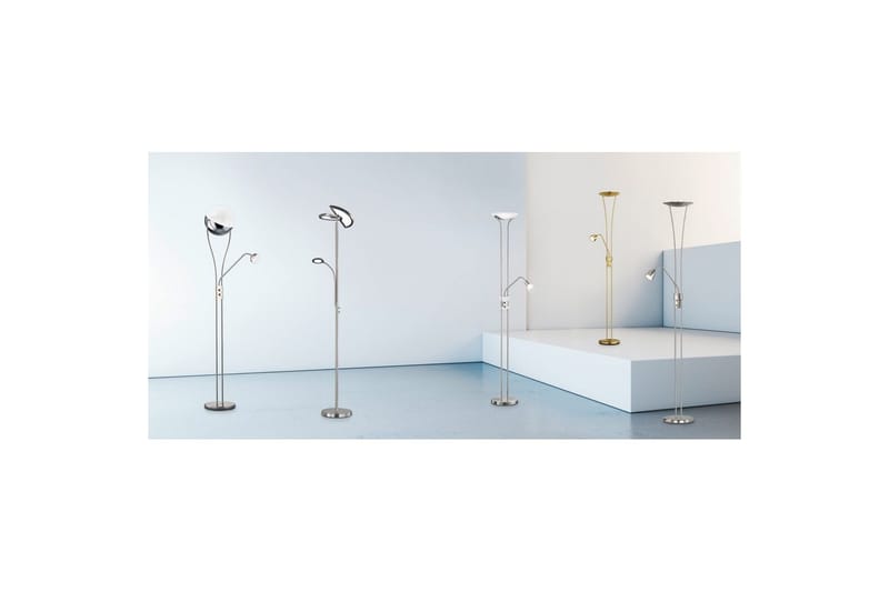 Golvlampa TRIO Arizona Mässing - Mässing - Belysning - Lampor & belysning inomhus - Golvlampa