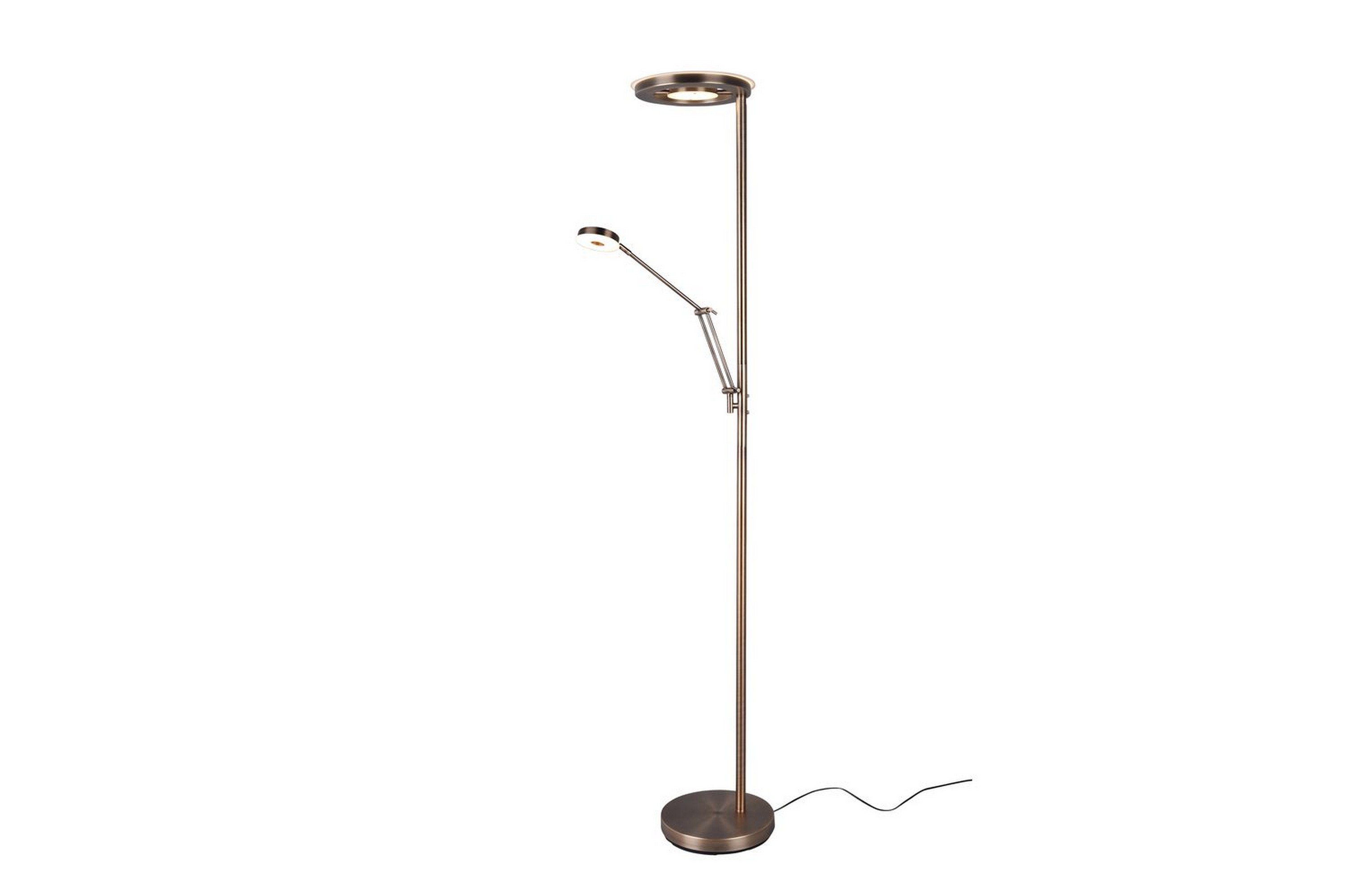 Golvlampa TRIO Barrie Mässing Mässing
