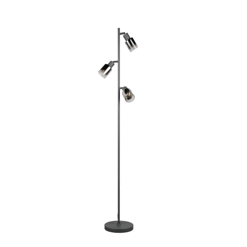 Golvlampa TRIO Cadiz Trio Lighting Black, Chrome - Belysning - Lampor & belysning inomhus - Golvlampa