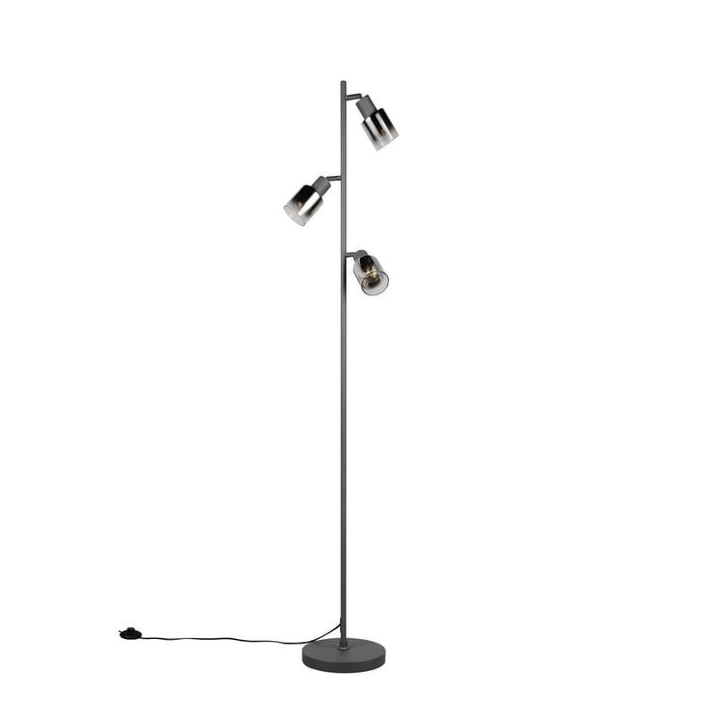 Golvlampa TRIO Cadiz Trio Lighting Black, Chrome - Belysning - Lampor & belysning inomhus - Golvlampa