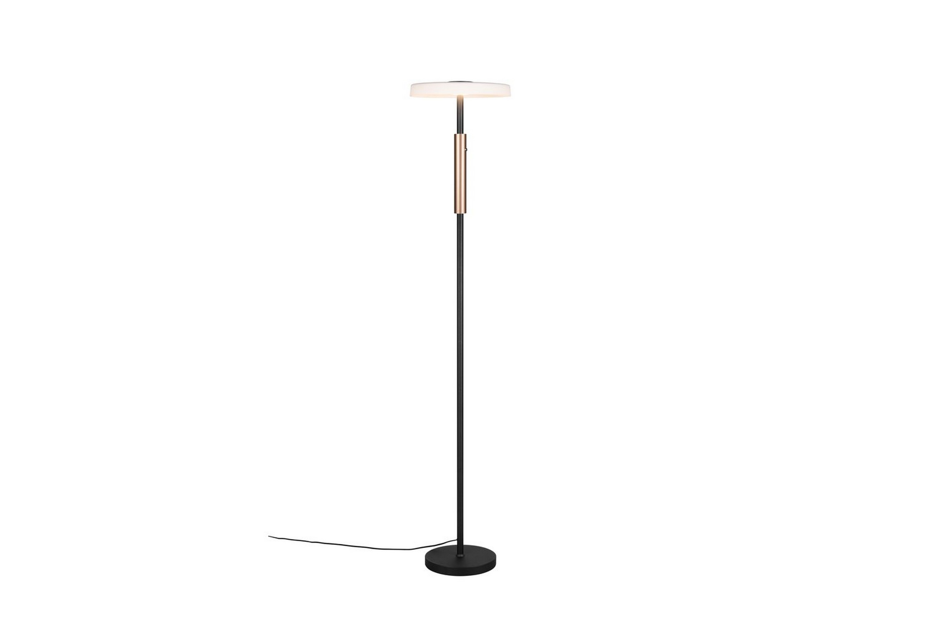 Golvlampa TRIO Celeste Mattsvart/vit/kaffebrun Mattsvart/vit/kaffebrun