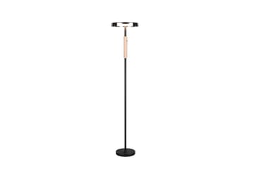 Golvlampa TRIO Celeste Mattsvart/vit/kaffebrun - Mattsvart/vit/kaffebrun - Belysning - Lampor & belysning inomhus - Golvlampa