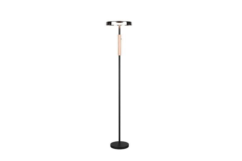 Golvlampa TRIO Celeste Mattsvart/vit/kaffebrun - Mattsvart/vit/kaffebrun - Belysning - Lampor & belysning inomhus - Golvlampa