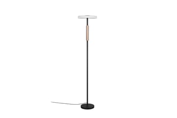 Golvlampa TRIO Celeste Mattsvart/vit/kaffebrun - Mattsvart/vit/kaffebrun - Belysning - Lampor & belysning inomhus - Golvlampa