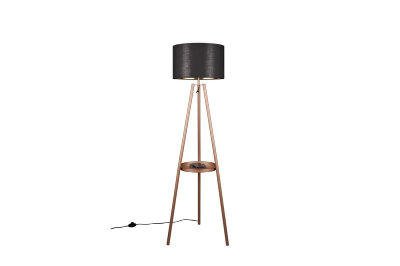 Golvlampa TRIO Colette Kaffebrun - Kaffebrun - Belysning - Lampor & belysning inomhus - Golvlampa