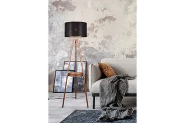 Golvlampa TRIO Colette Kaffebrun - Kaffebrun - Belysning - Lampor & belysning inomhus - Golvlampa