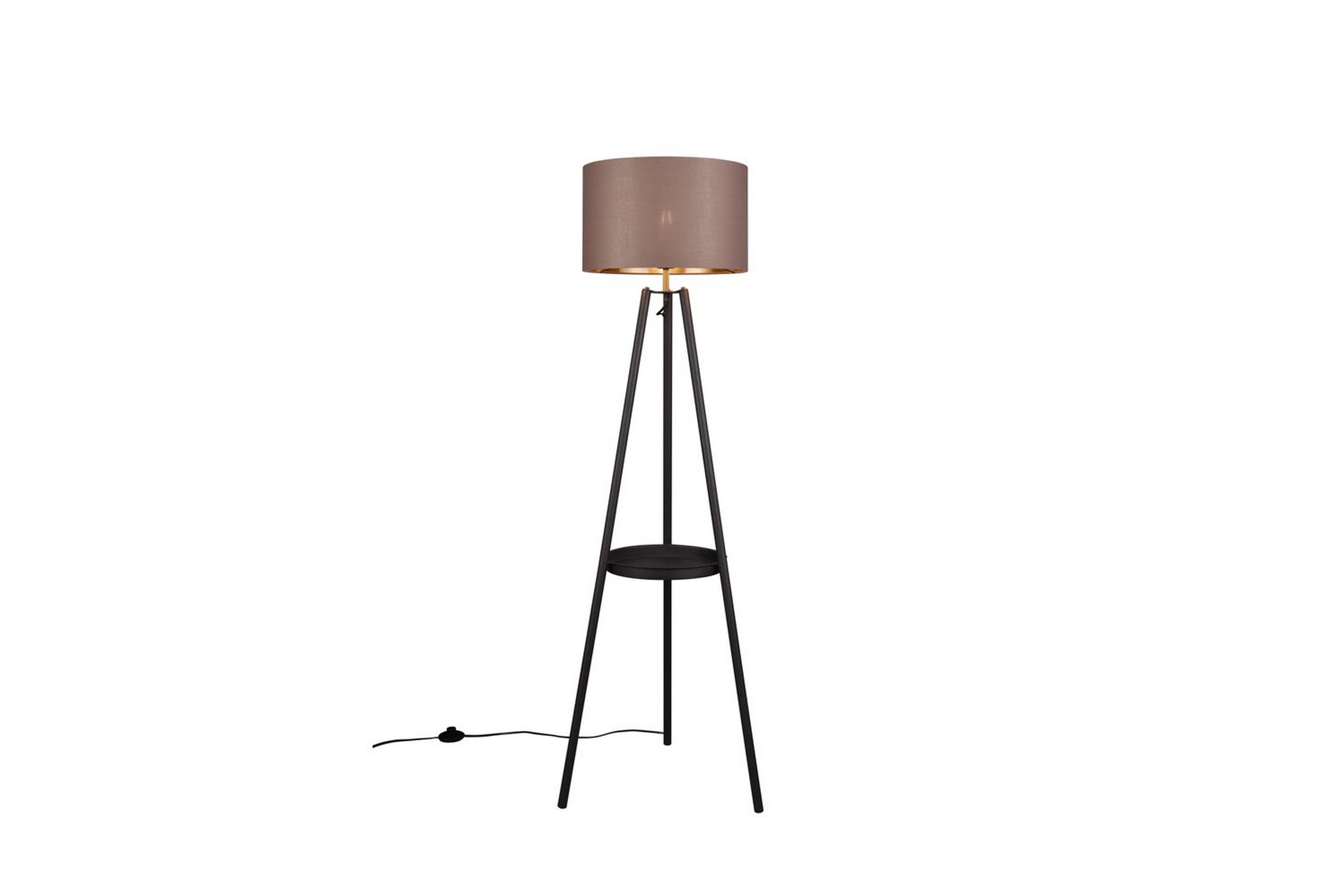 Golvlampa TRIO Colette Mattsvart Mattsvart