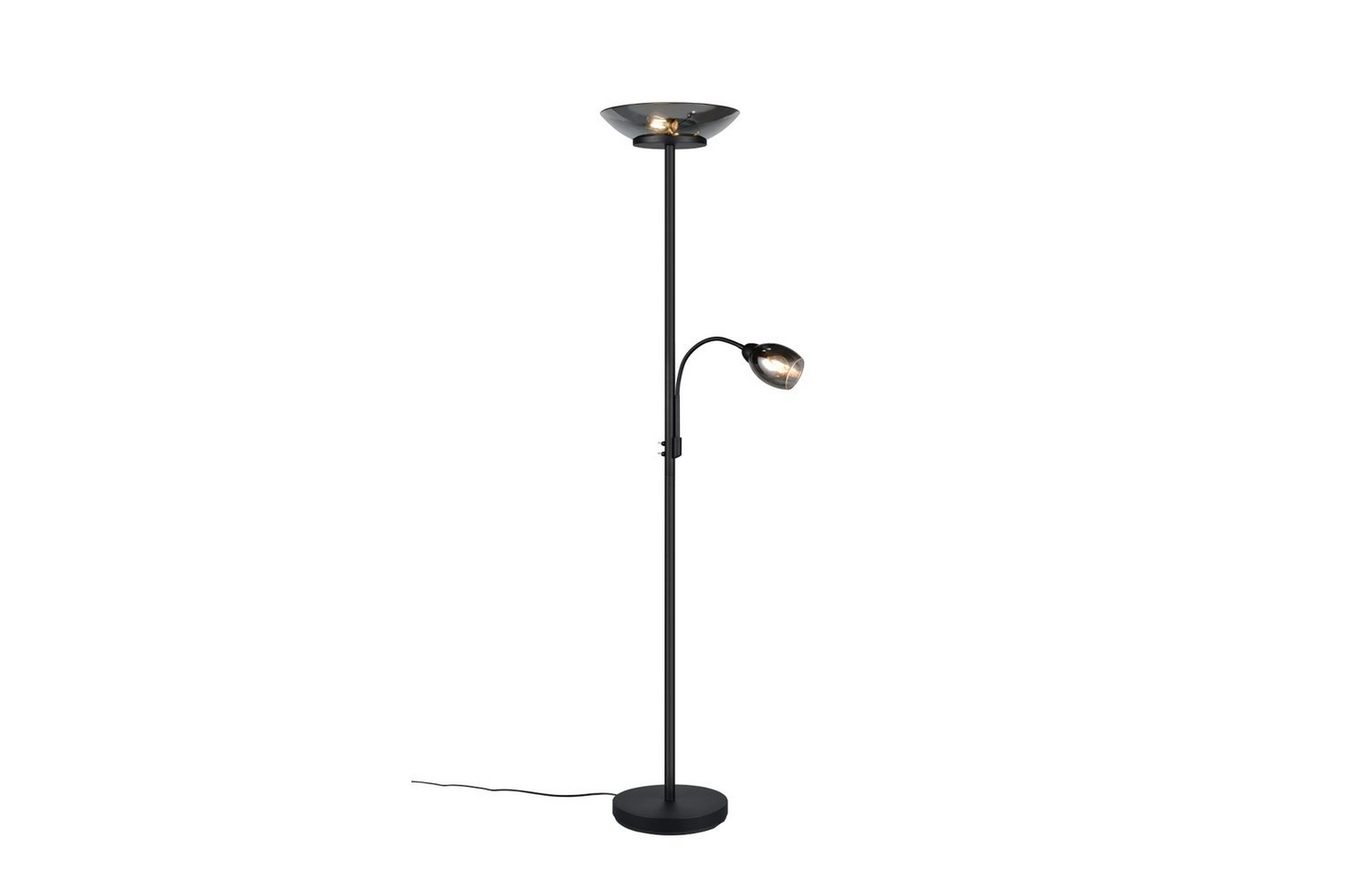 Golvlampa TRIO Gerry Mattsvart Mattsvart