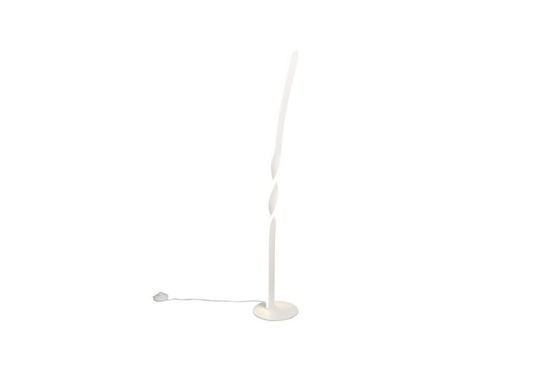 Golvlampa TRIO Ginko Mattvit, Mattvit