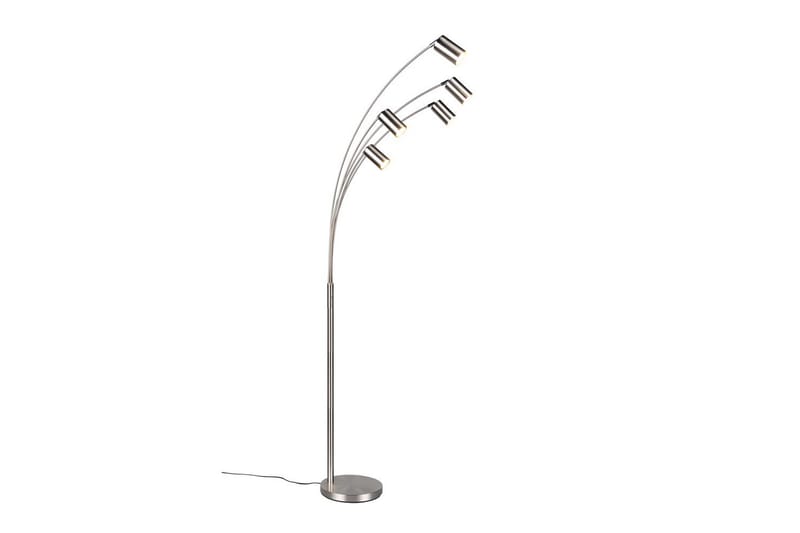 Golvlampa TRIO Marley Borstad stål - Borstad stål - Belysning - Lampor & belysning inomhus - Golvlampa