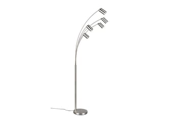 Golvlampa TRIO Marley Borstad stål - Borstad stål - Belysning - Lampor & belysning inomhus - Golvlampa
