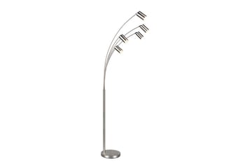 Golvlampa TRIO Marley Borstad stål - Borstad stål - Belysning - Lampor & belysning inomhus - Golvlampa