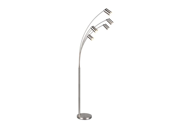 Golvlampa TRIO Marley Borstad stål - Borstad stål - Belysning - Lampor & belysning inomhus - Golvlampa