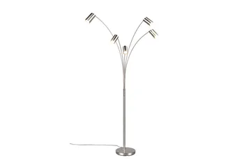 Golvlampa TRIO Marley Borstad stål - Borstad stål - Belysning - Lampor & belysning inomhus - Golvlampa