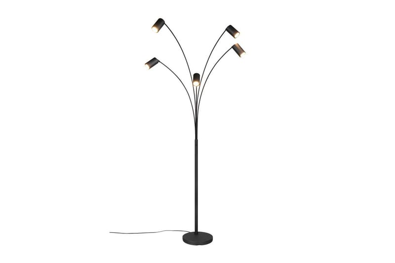 Golvlampa TRIO Marley Mattsvart - Mattsvart - Belysning - Lampor & belysning inomhus - Golvlampa