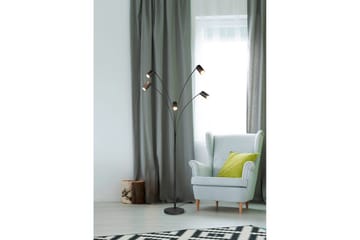 Golvlampa TRIO Marley Mattsvart - Mattsvart - Belysning - Lampor & belysning inomhus - Golvlampa