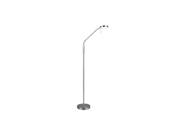 Golvlampa TRIO Moreno Borstad stål - Borstad stål - Belysning - Lampor & belysning inomhus - Golvlampa