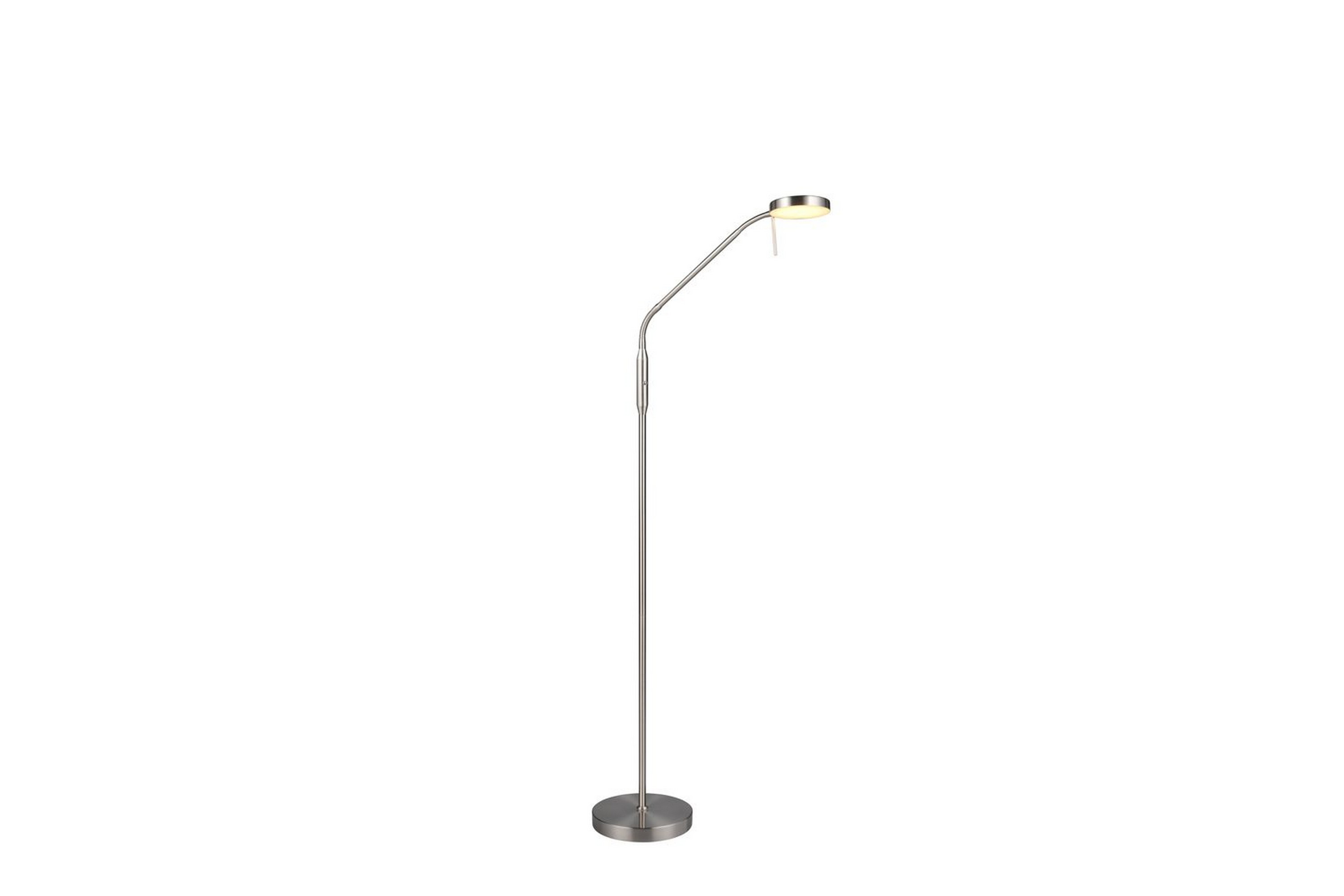 Golvlampa TRIO Moreno Borstad stål Borstad stål
