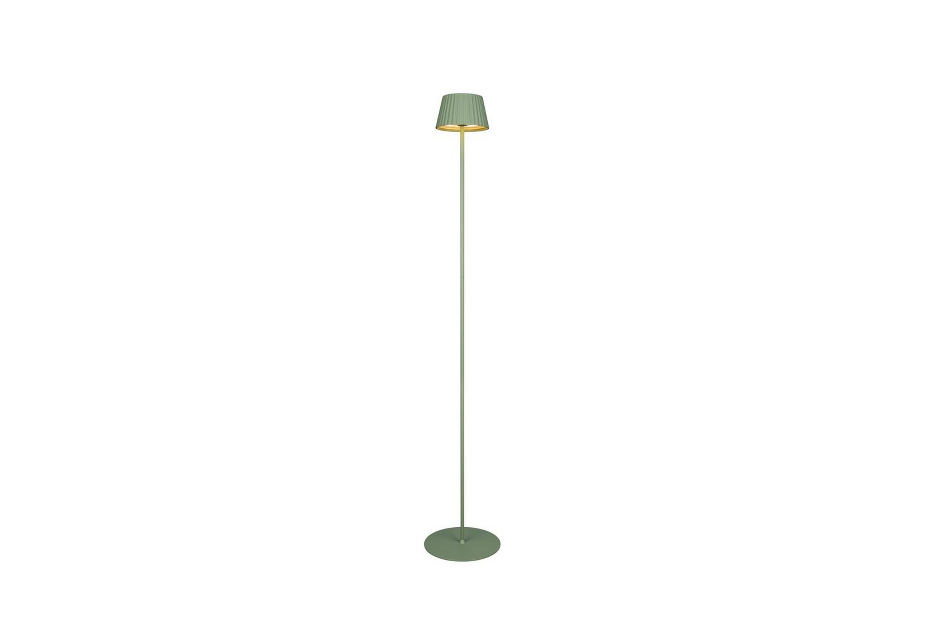 Golvlampa TRIO Suarez Pistage grön Pistage grön