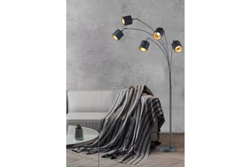 Golvlampa TRIO Tommy Böjd Mattsvart - Mattsvart - Belysning - Lampor & belysning inomhus - Golvlampa