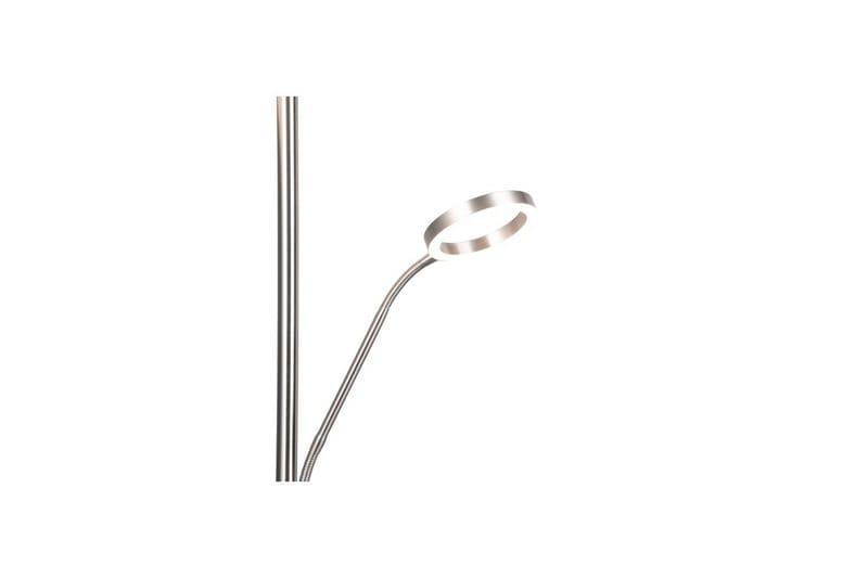 Golvlampa TRIO Willis Borstad stål - Borstad stål - Belysning - Lampor & belysning inomhus - Golvlampa