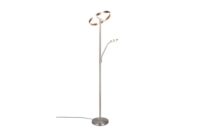 Golvlampa TRIO Willis Borstad stål - Borstad stål - Belysning - Lampor & belysning inomhus - Golvlampa