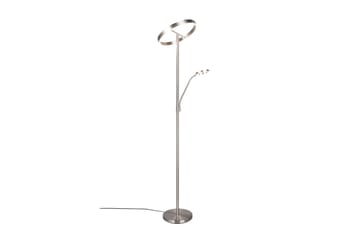 Golvlampa TRIO Willis Borstad stål - Borstad stål - Belysning - Lampor & belysning inomhus - Golvlampa