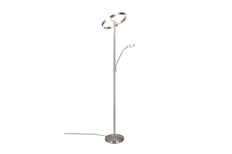 Golvlampa TRIO Willis Borstad stål - Borstad stål - Belysning - Lampor & belysning inomhus - Golvlampa