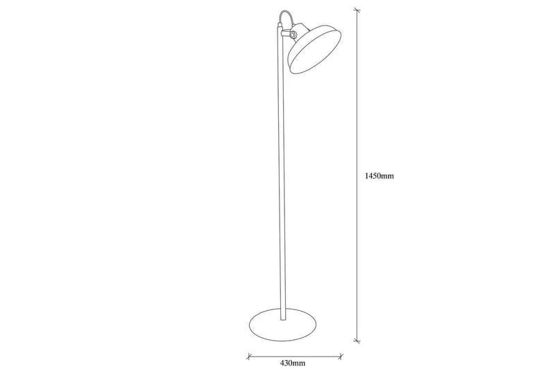 Golvlampa Zinra Svart / Rany - 30 x 43 cm - Belysning - Lampor & belysning inomhus - Golvlampa