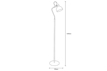 Golvlampa Zinra Svart / Rany - 35 x 30 cm - Belysning - Lampor & belysning inomhus - Golvlampa