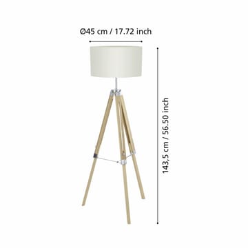 Golvljus Lantada - Naturligt Beige - Belysning - Lampor & belysning inomhus - Golvlampa