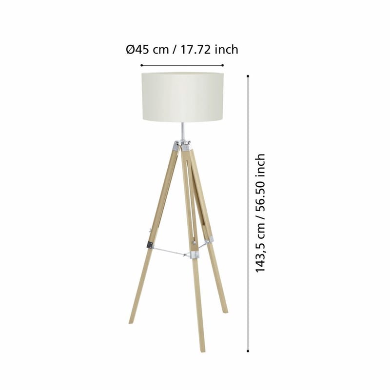 Golvljus Lantada - Naturligt Beige - Belysning - Lampor & belysning inomhus - Golvlampa