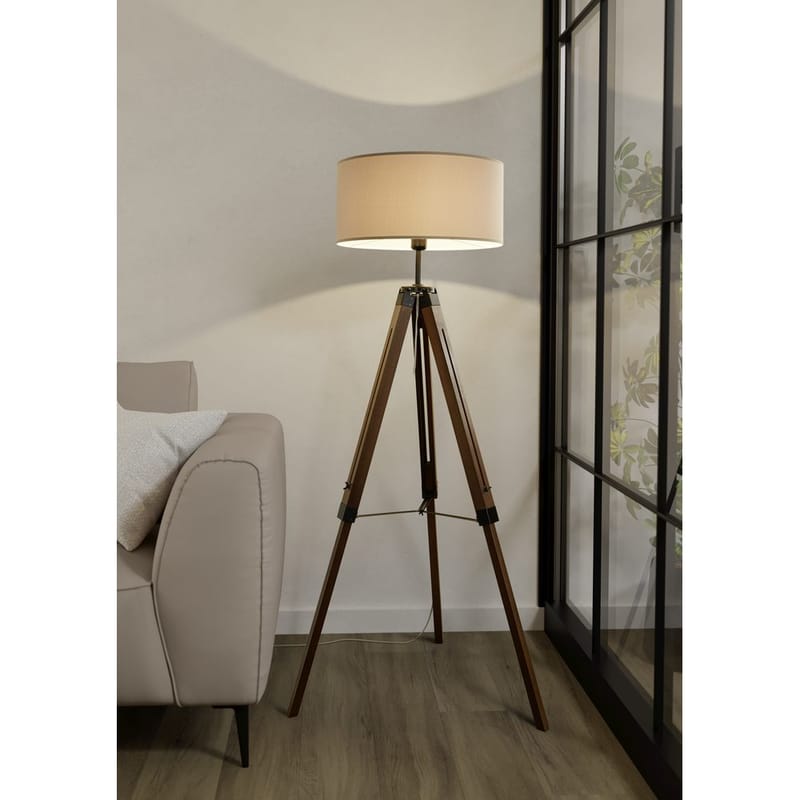 Golvljus Lantada - Valnöt Taupe - Belysning - Lampor & belysning inomhus - Golvlampa