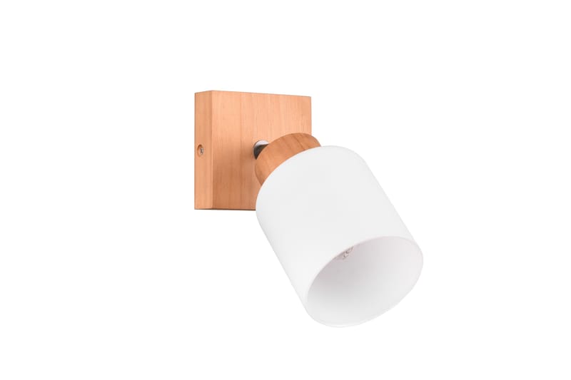 Assam spot 1L E14 trä/ vit - Vit - Belysning - Lampor & belysning inomhus - Hall lampa