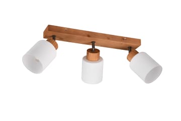 Assam spot 3L E14 trä/ vit - Vit - Belysning - Lampor & belysning inomhus - Hall lampa