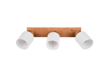 Assam spot 3L E14 trä/ vit - Vit - Belysning - Lampor & belysning inomhus - Hall lampa