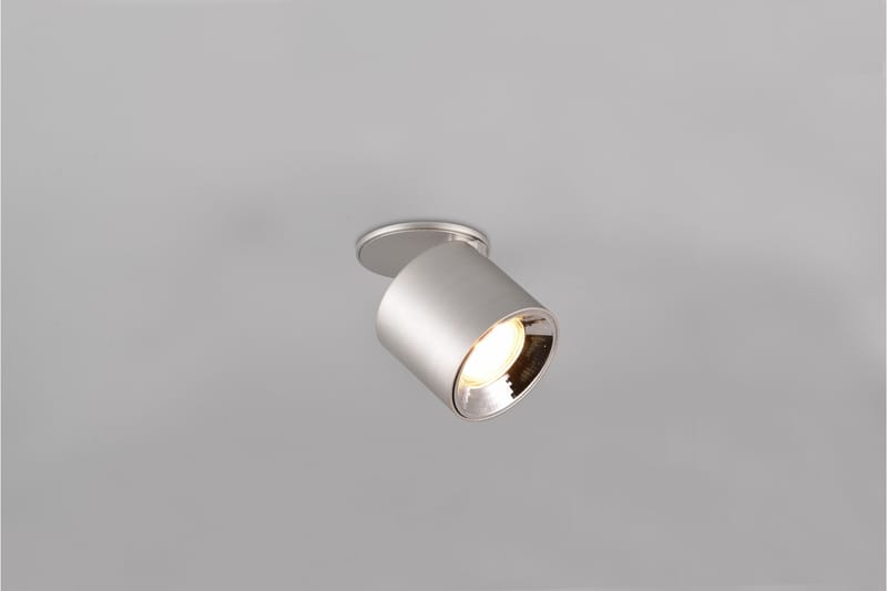 Guayana Spotlight 1L GU10 borstad aluminium - Aluminium - Belysning - Lampor & belysning inomhus - Hall lampa