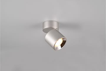 Guayana Spotlight 1L GU10 borstad aluminium - Aluminium - Belysning - Lampor & belysning inomhus - Hall lampa