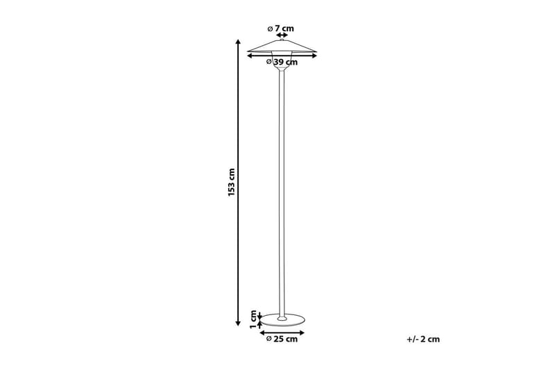Imbros Golvlampa 153 cm - Ljus trä/Vit - Belysning - Lampor & belysning inomhus - Golvlampa