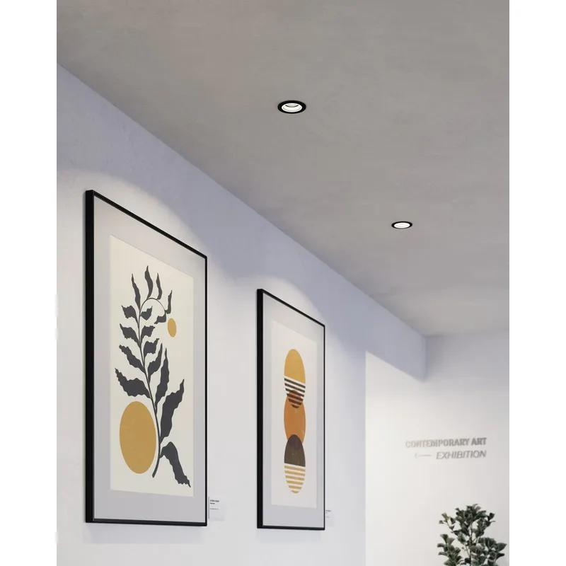 Infälld Lampa Carosso 93 mm - Svart - Belysning - Lampor & belysning inomhus - Hall lampa