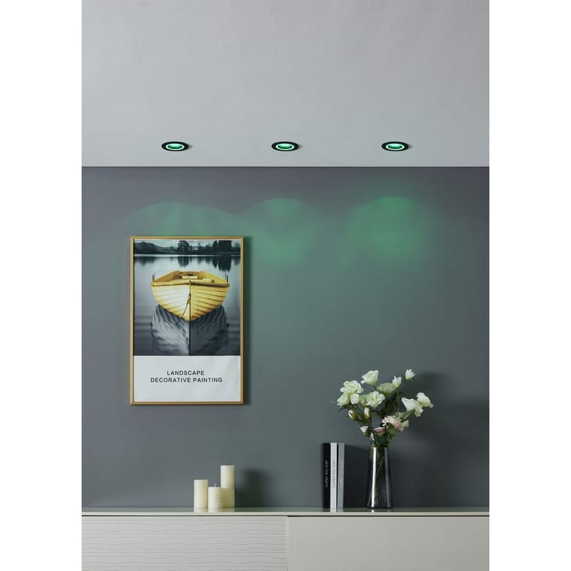 Infälld Lampa Carosso 93 mm - Svart - Belysning - Lampor & belysning inomhus - Hall lampa