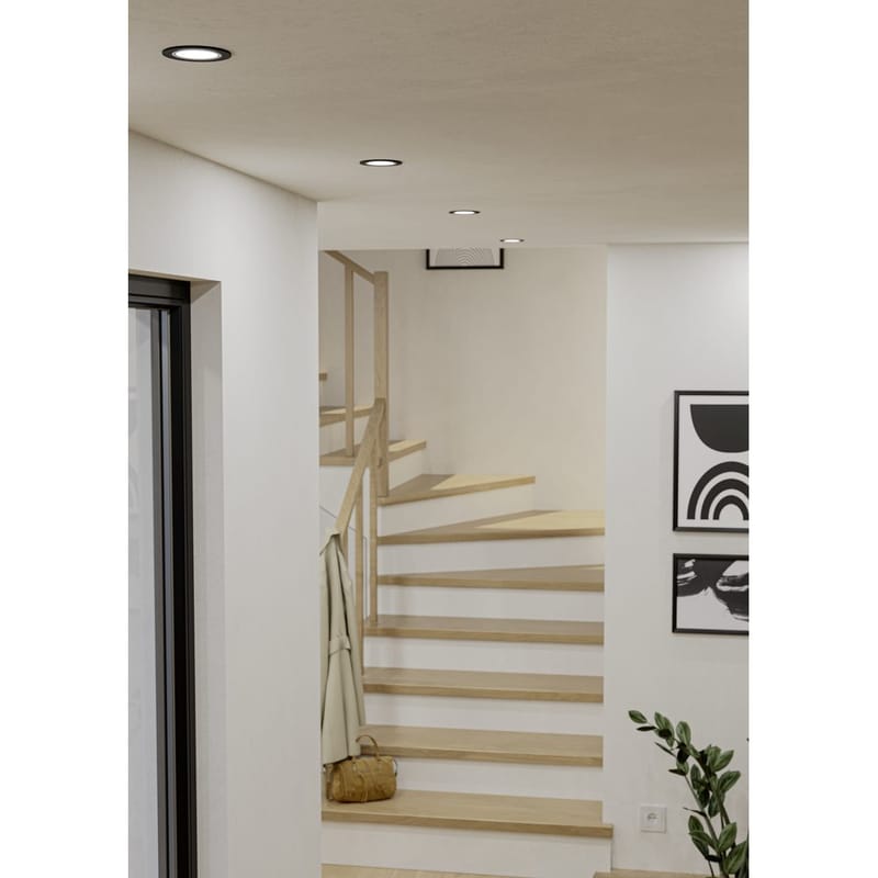 Infälld Lampa Carosso 93 mm - Svart - Belysning - Lampor & belysning inomhus - Hall lampa